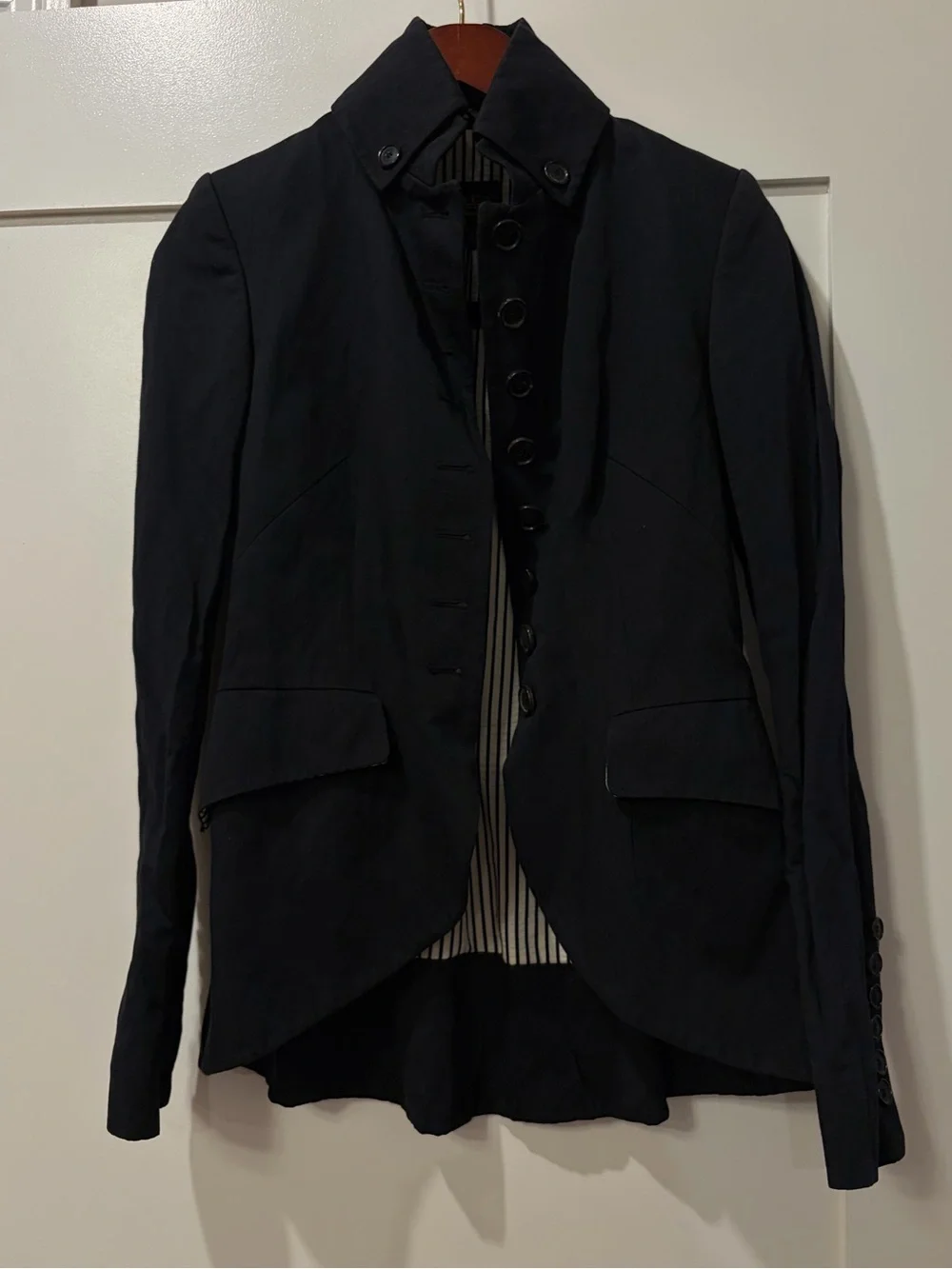 PAUW Amsterdam Black Tailored Jacket - Classic Button Front